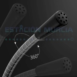 Cable de audio 3,5mm hembra a 2 plug 3,5mm macho